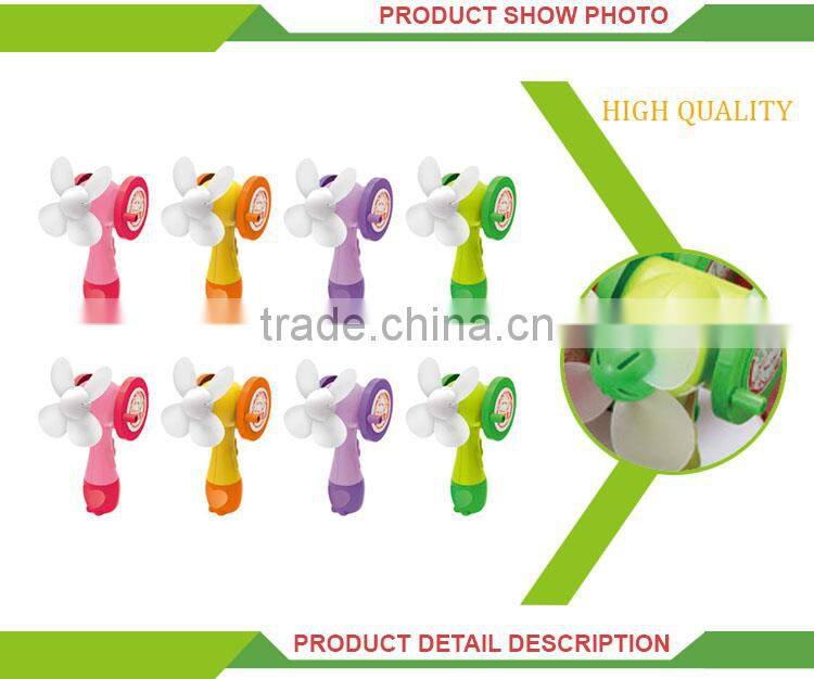 Hot selling plastic portable hand toy mini battery operated fan for kids
