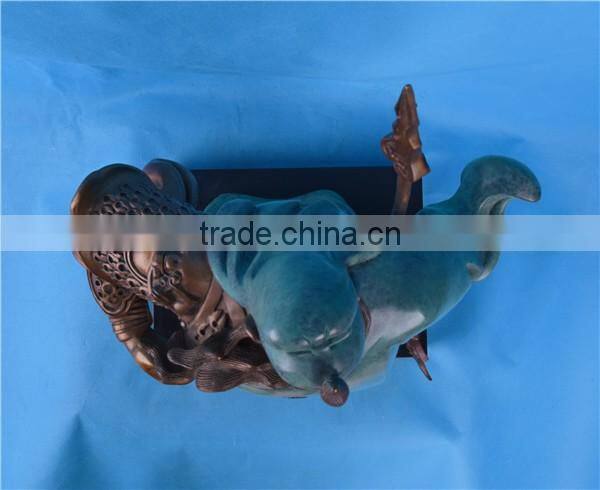 China Bronze artwork/Bronze Decoration/Guan Yu/China style bronze/Bronze sculpture