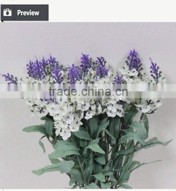 Wholesale beautiful artificia purple and whitel lavender