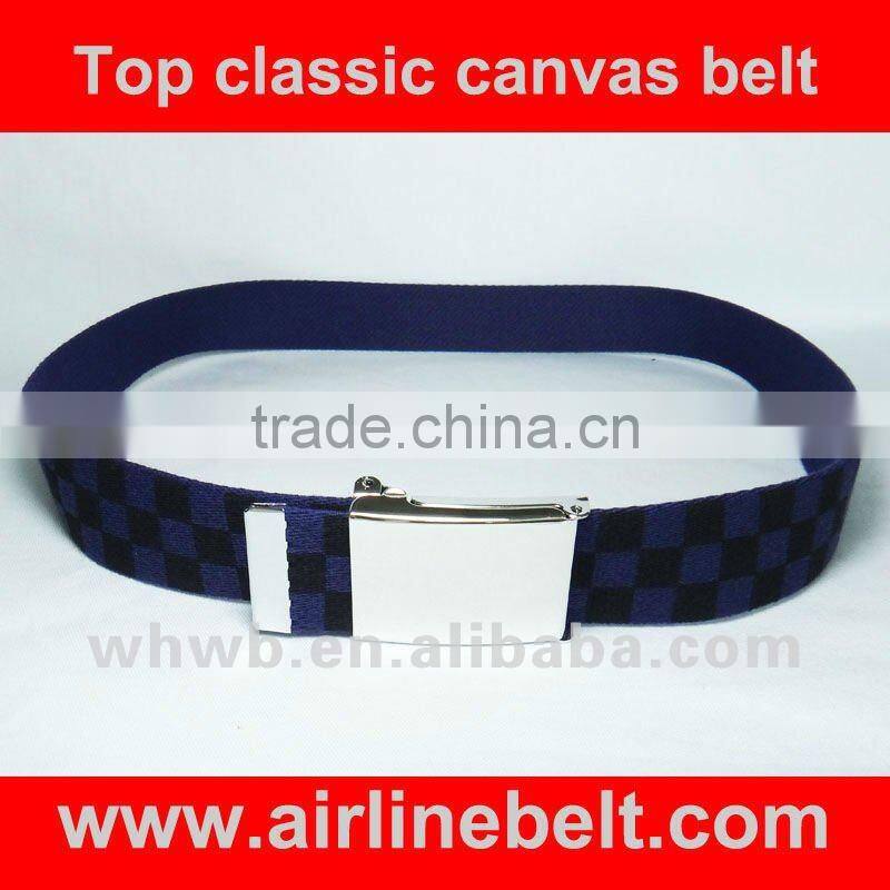 High standard fashion camo canvas belt