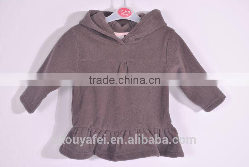 kids stock cloth polar fleece cloth happy baby clothing stock apparel hoody soft touch girls coat kids ready made garment