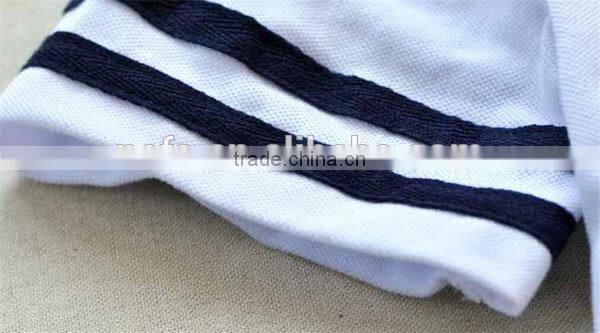 Cheap price kids white polo t-shirt wholesale