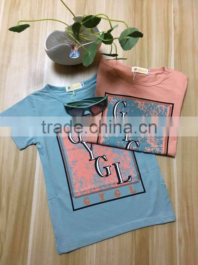 2017 Summer casual baby boy T- shirts Fancy boys holiday beach shirts Kids clothing