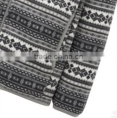 High quatity Full Zip warm windproof jacket Cheap custom printing 100% polyester polar fleece softshell jacket