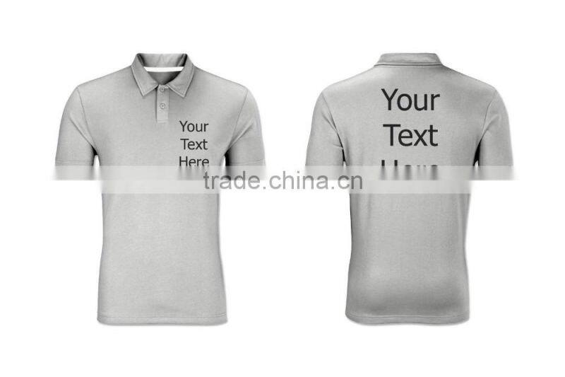 Custom 100% Polyester Dry Fit Mens Quick Dry Polo Shirt Wholesale Golf Polo Shirt