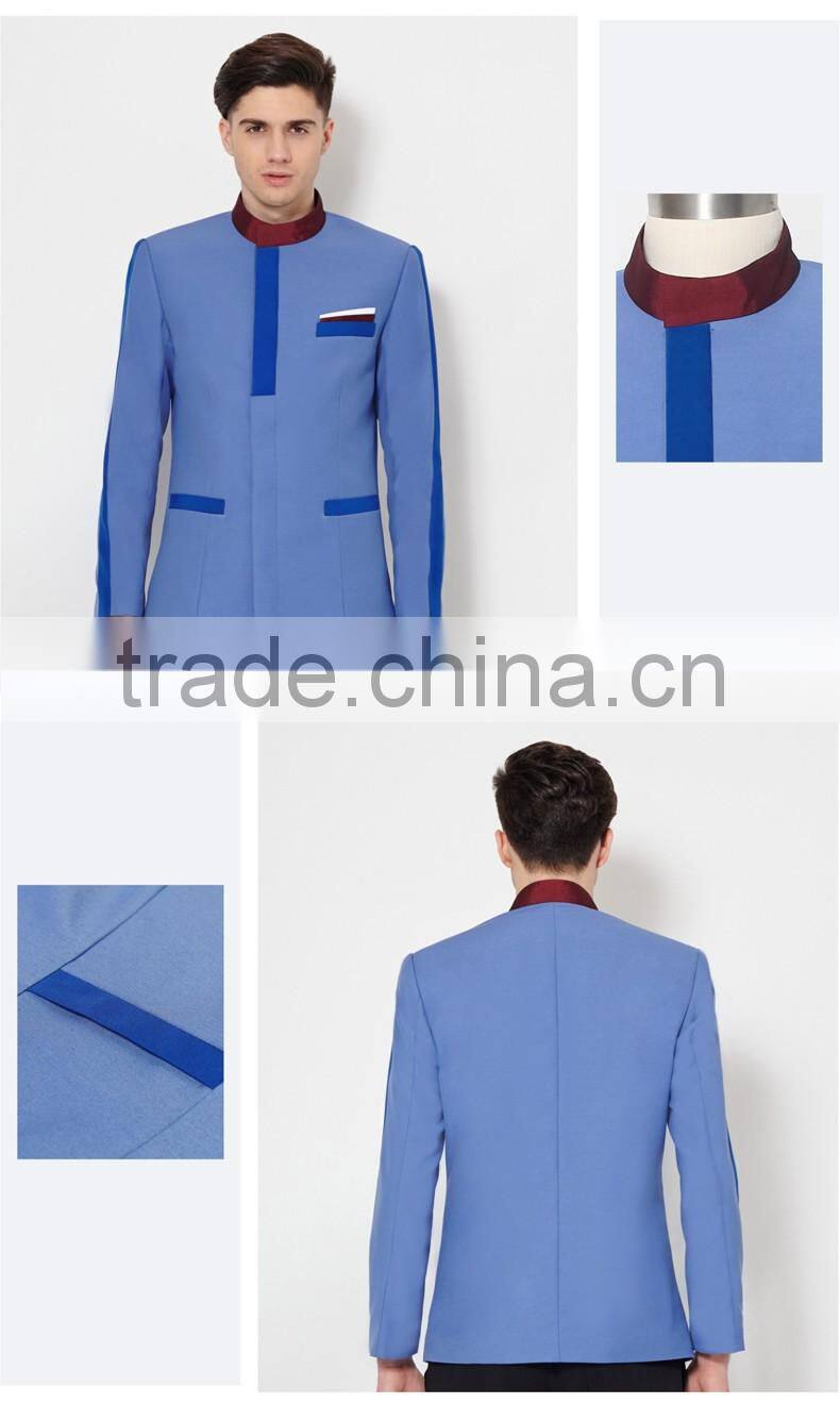 Tops Staff Design Bellboy uniform for hotel housekeeping manager unifrom
