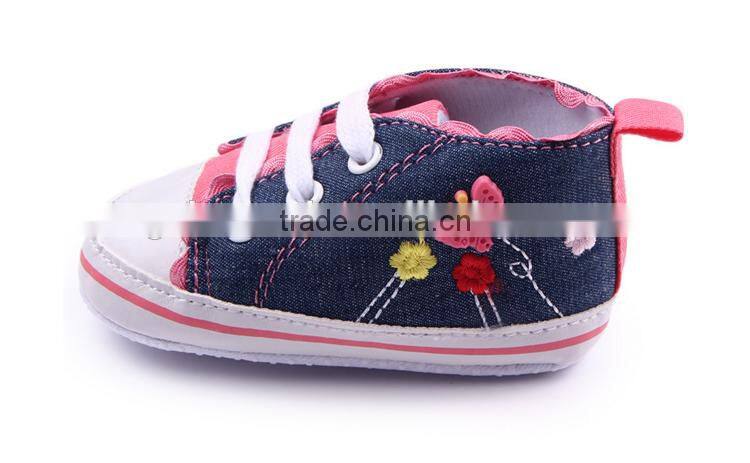 Ruffles mori baby girl's prewalker