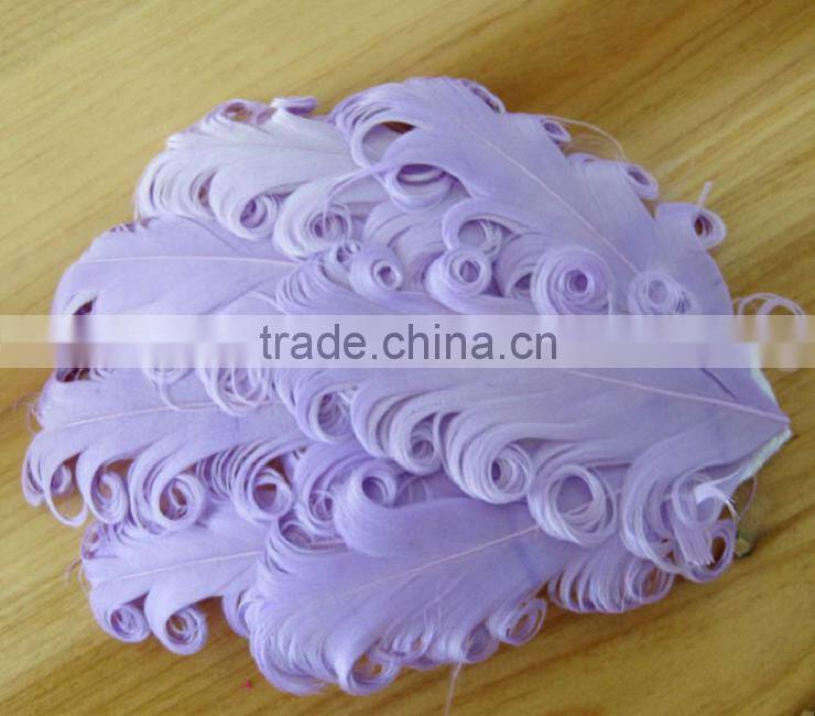 2016 new design baby hair accessories with regular colorful feather flower