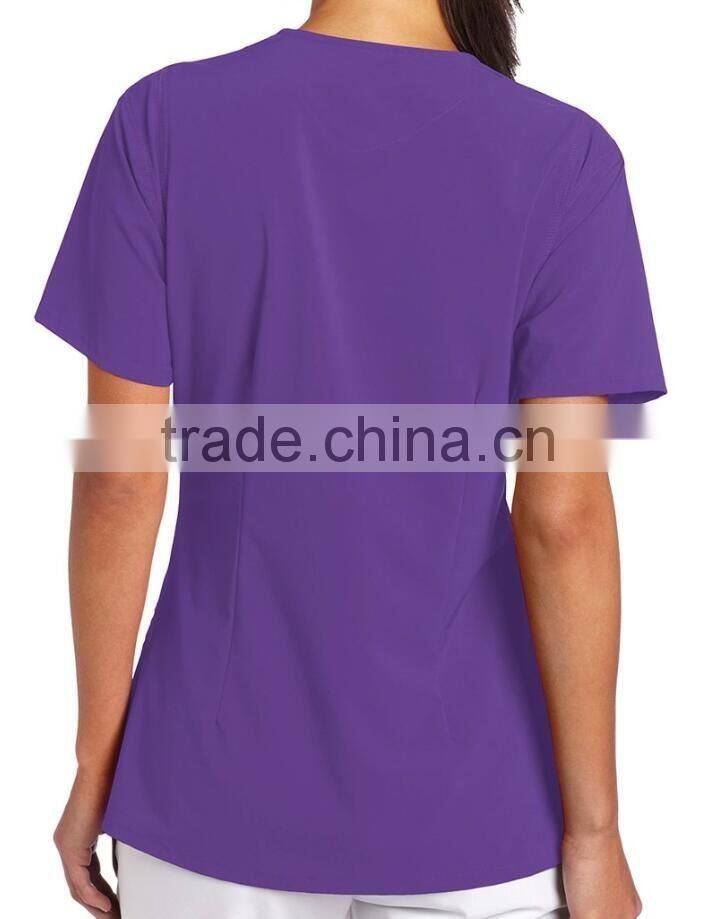 women's rock goddess scrub top hospital uniform