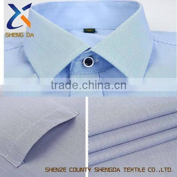 Fashion design wholesale custom cheap 65% polyester 35% cotton shirt