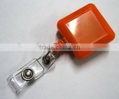 silver chrome Badge reel