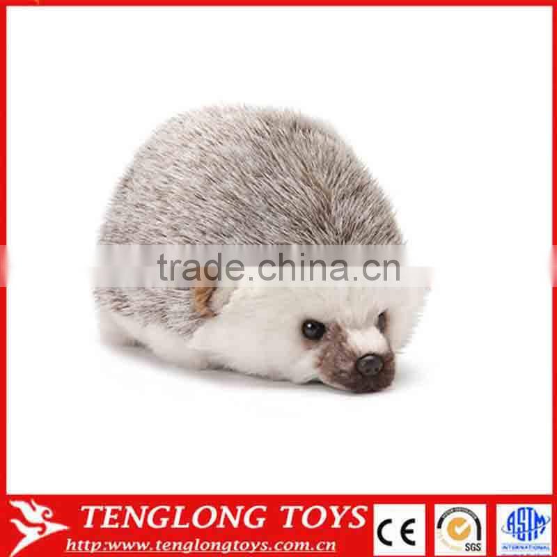Lovely 8'' woodland stuffed plush cute soft hedgehog toy