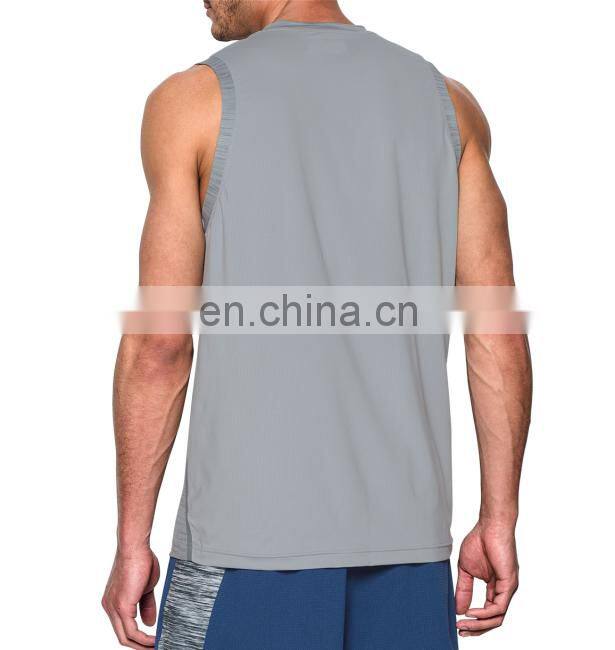 Factory New Screen Printing Custom Logo Muscle Mans Tank Top