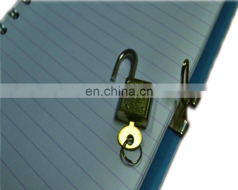 2017 Newly Design and hot selling Custom LED Lighting Up Diary/Notebook With Fiber Optic & locks