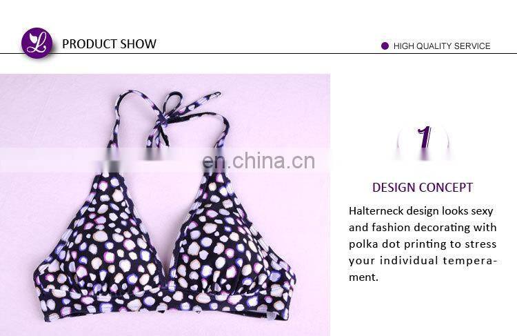 China Fashion Polyester Printed Cute Young Girl Bikini Kids Swimwear