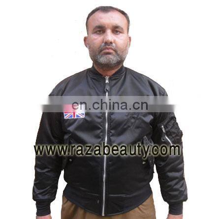 Nylon Flight Jackets, Nylon Bomber Jackets, Nylon Pilot Jackets, Brown MA1 Bomber Jackets
