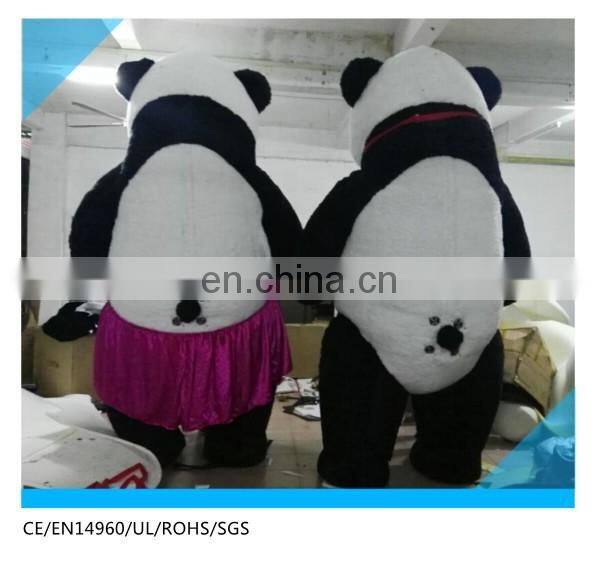 3 meter high 10 feet dancing panda costume ,lovely boy and girl panda mascot costume