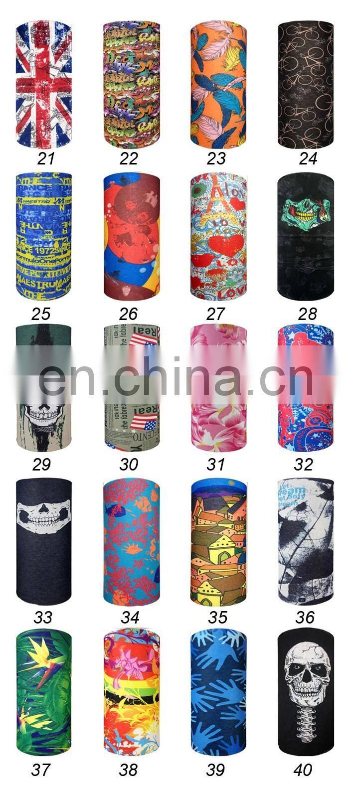 paisley printed scarf high quality digital printing riding headscarf tube bandana