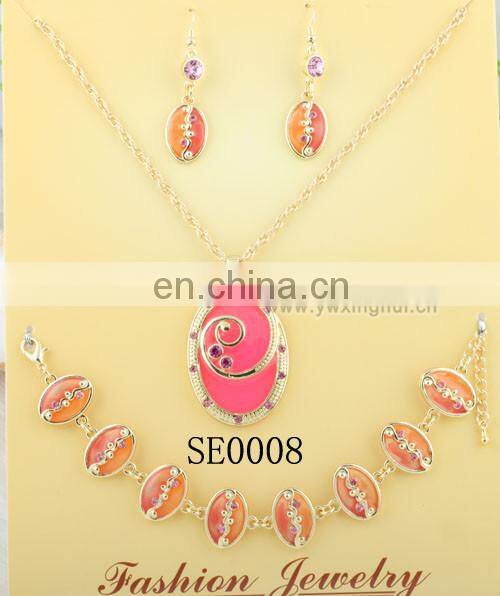 Wholesale costume jewelry lead and nickel safe alloy wedding jewelry for brides