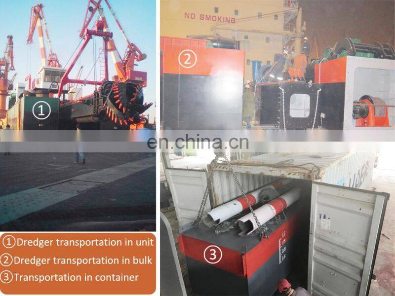 20 inch hydraulic cutter suction dredger boat vessel for soil dredging in river and sea for sale