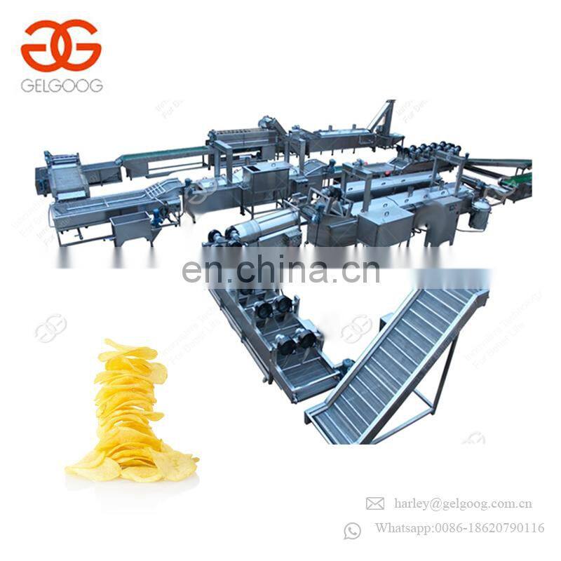 Stainless Steel Commercial Potato French Fries Chips Production Line Manual Potato Chips Making Machine