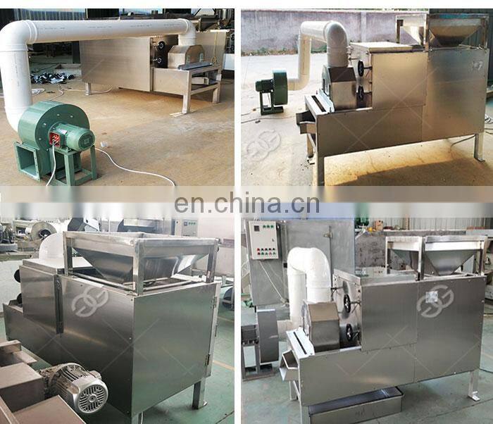 Groundnut Half Parting Skin Removing Peeling Roasted Peanut Machine