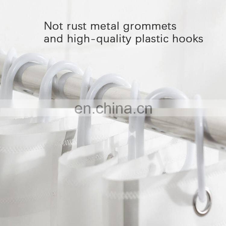 Hotel Modern Long Nice Printed Shower Curtain Custom