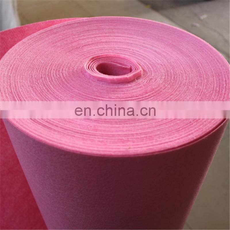 Make-to-order Color Needle Punched Polyester Nonwoven Fabric Cloth Felt
