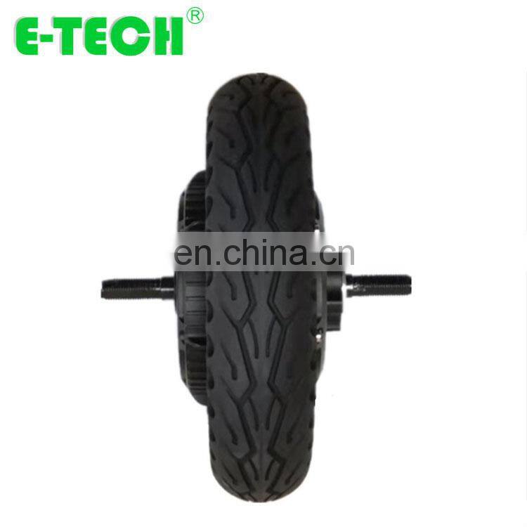 10 Inch Brushless DC 500W 800w 1000W Inflatable Tire Electric Scooter Motor wheel