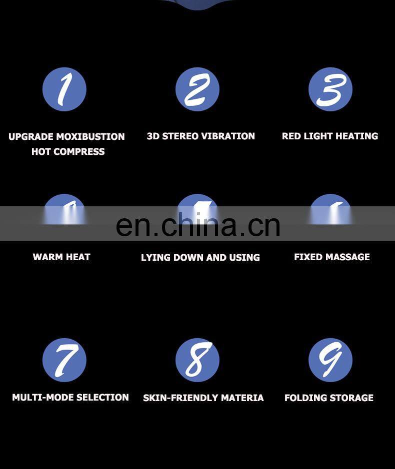 Hot selling full body electric health folding buttocks massage mattress for drivers