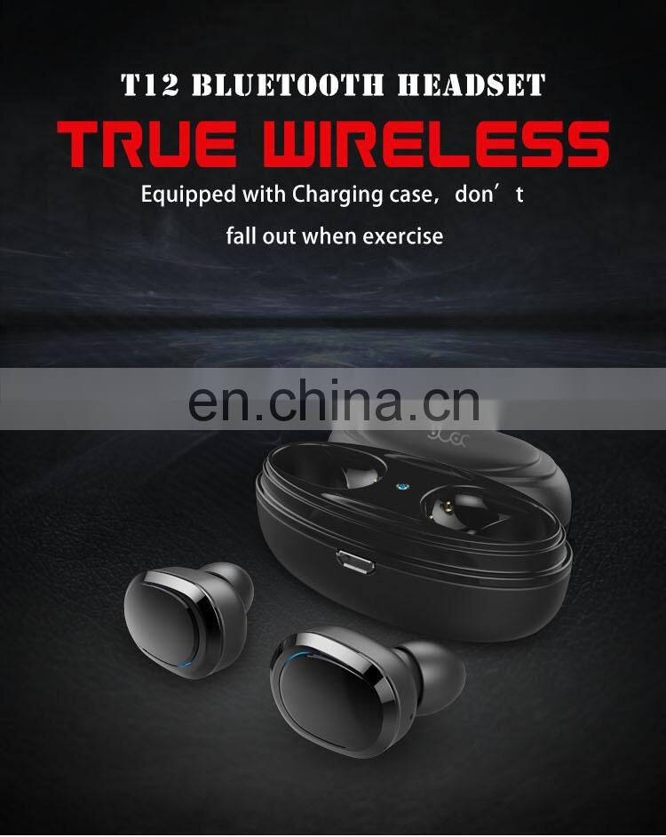 Trending 2020 Bluetooth 5.0 Wireless Bluetooth Headphones Electronics Mobile Accessories TWS Earbuds Bluetooth T12 Earphone