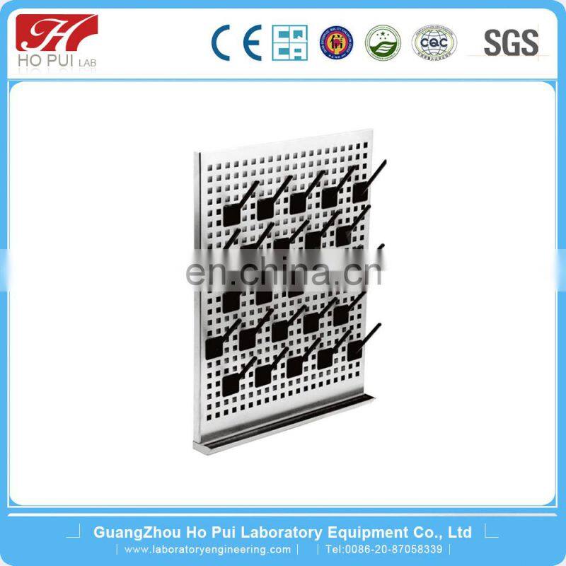 52 Holes Lab Fittings Decrease Water Single Side Test Tube Drying Rack