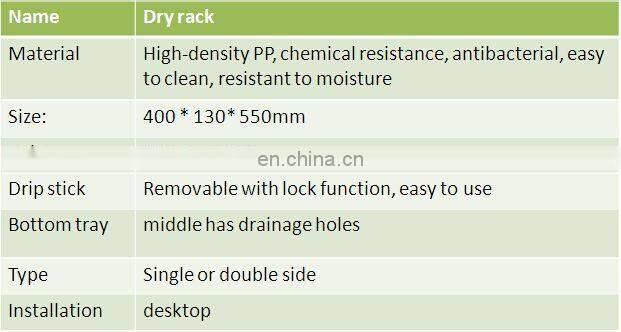 Lab Dripping Drying Rack, Acid and Alkali Resistant Drying Rack