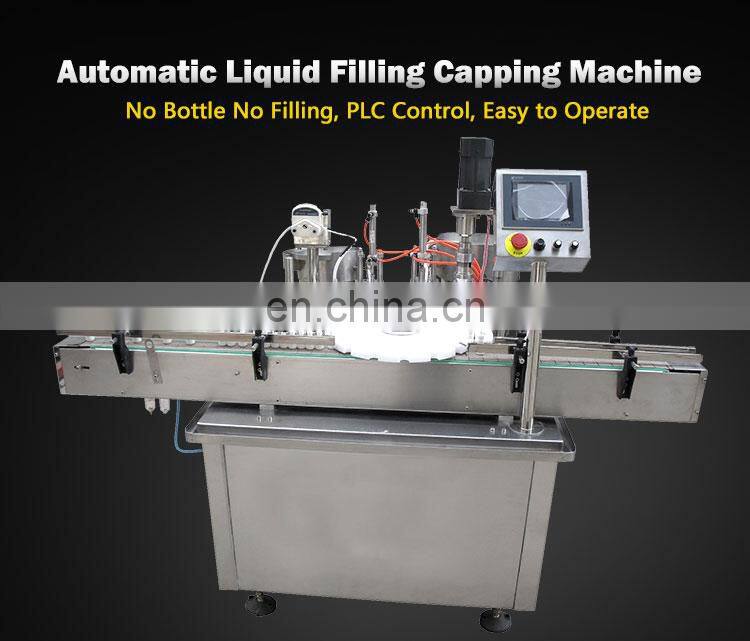High quality automatic filling capping and labeling machine for glass bottle nail polish 15ml 20ml
