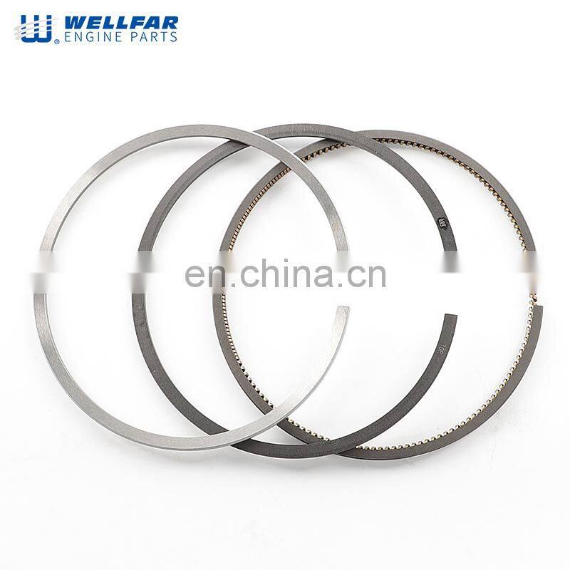 Ductile cast iron and Alloy material 6BT engine parts 102mm Piston ring for 3802230