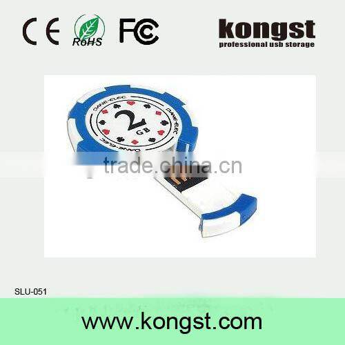 mini circle usb flash drive usb 2.0 plastic usb memory stick 512MB to 64GB