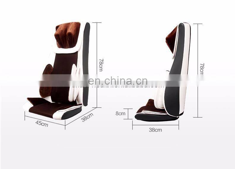 Electric heated vibration butt massage cushion for chair