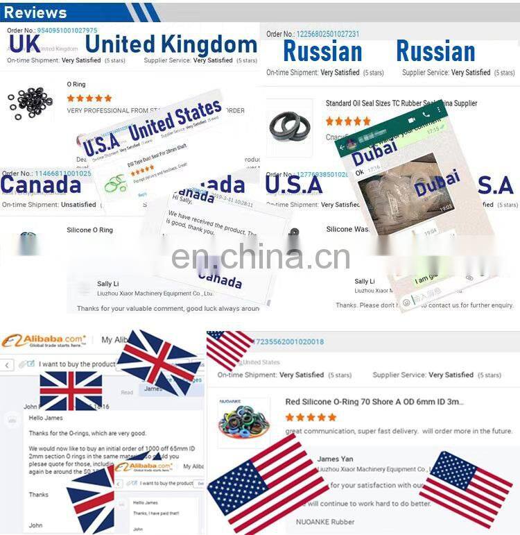 HNBR Silicone NBR FKM Hydraulic Jack Seal O Ring O Ring For High Temperature