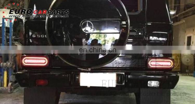 W463 round tail lamp fit for G-class W463 2009-2016year G500 G55 G63 flowing round style G63 tail light