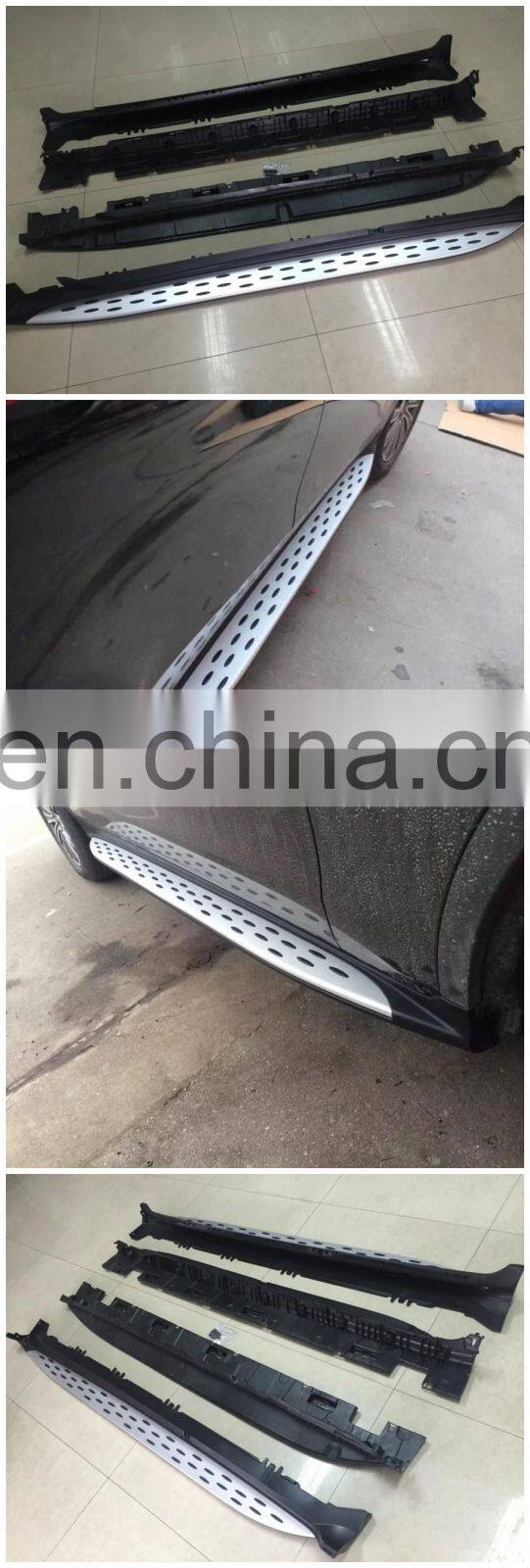 side bar step board foot pedal aluminium alloy running board for Benz GLC 2015+