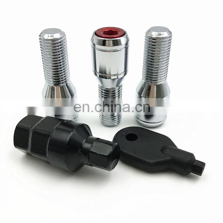 China gold supplier truck racing m14 x 1.5 steel wheel bolt