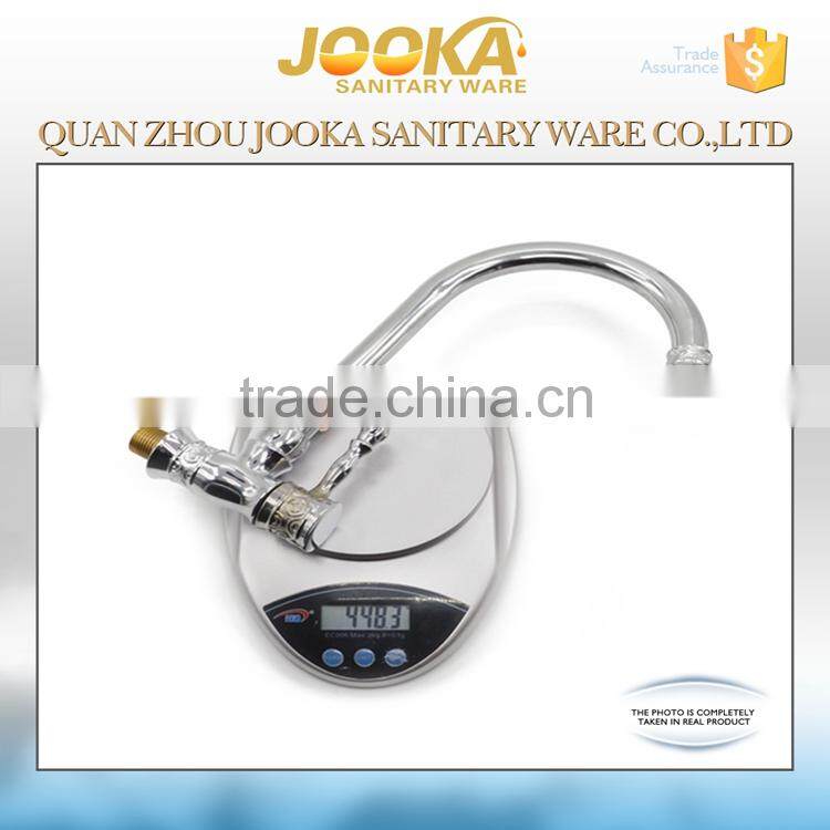 Factory saler zinc kitchen sink wall in kitchen faucet