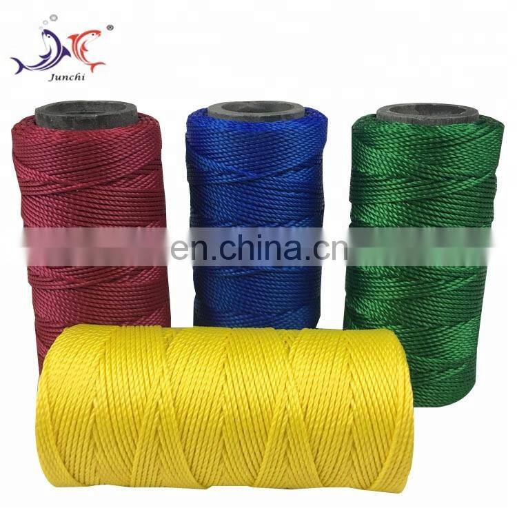 Hot sale high tenacity white Nylon    PP  Twine weaving nets crafts knitting