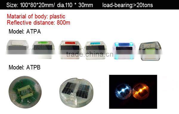 Durable Double Sides Customized 3M Reflector Plastic Road Studs