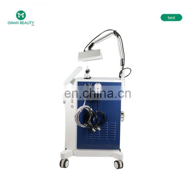 2021 jet spray lifting micro current 7 led pdt oxigen facial machine jet peel