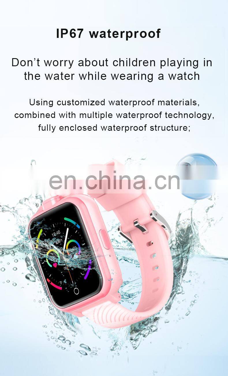 2021 SOS anti-lost alarm clock remote monitor smartwatch mobile phone watch kids 4G LTE GPS Smart Watch