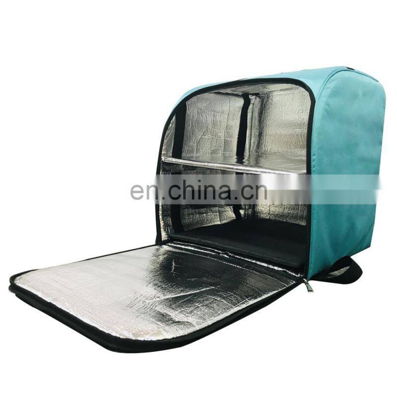 Motorcycle Waterproof Custom Logo Food Delivery Backpack Pizza Bag Bike Delivery Bag