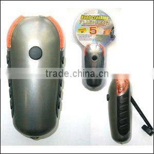 2015 New CE ROHS approved Promotional Dynamo flashlight with LED