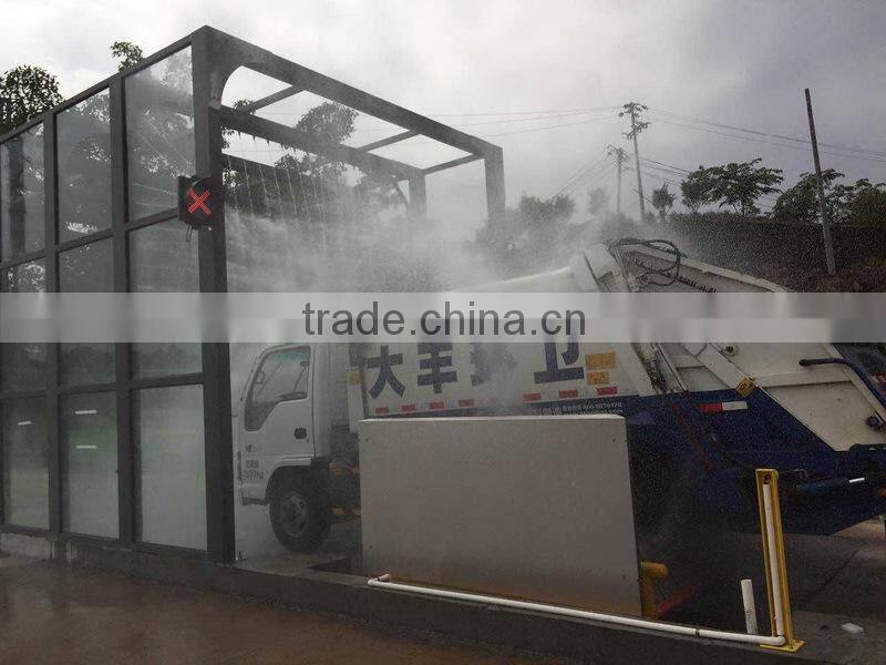 Construction Site Vehicle Wash Machine PE-WW200, Engineering Truck Wheel Wash Equipment, Trash Dump Vehicle Washing System