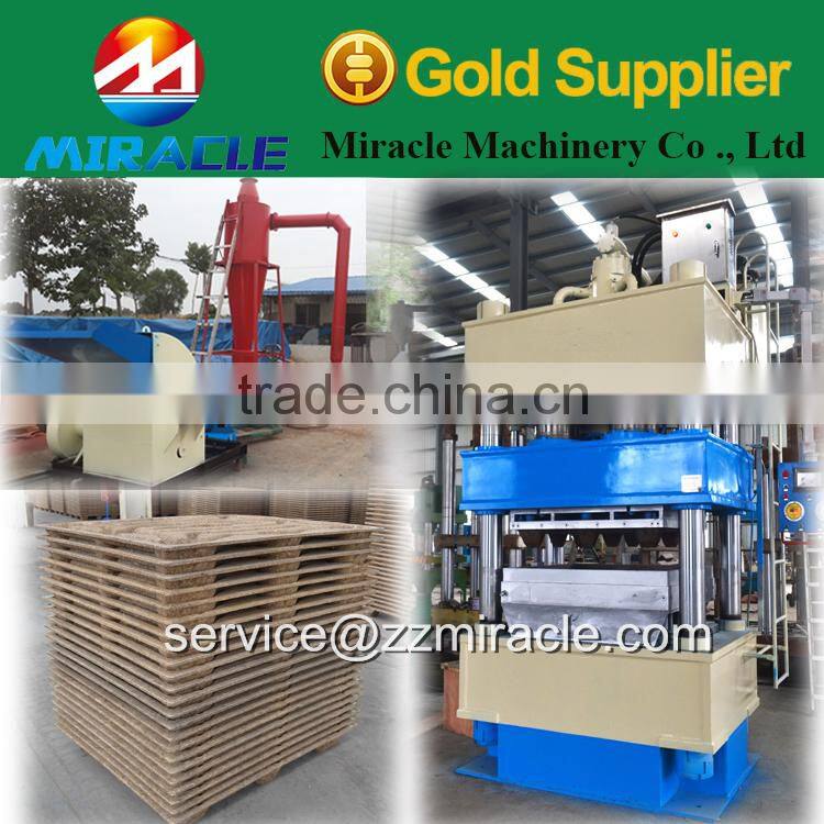 Crusher machine of wood process for wood pallet block making machine